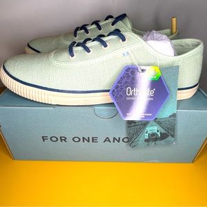 New Toms Mint Carmel Heritage Canvas sneakers